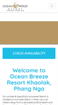 Mobile Screenshot of oceanbreezekhaolak.com